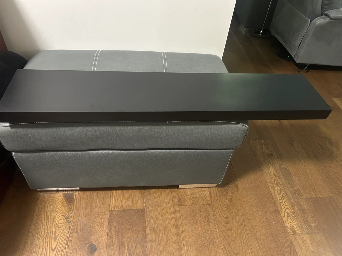 Black Floating Wall Shelf