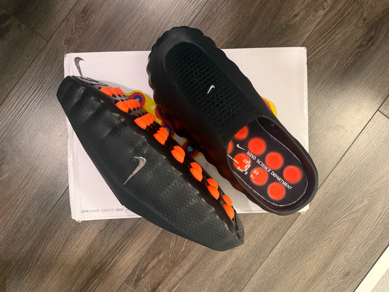 Nike Mind 001 Black Slides Size 9 - photo 2