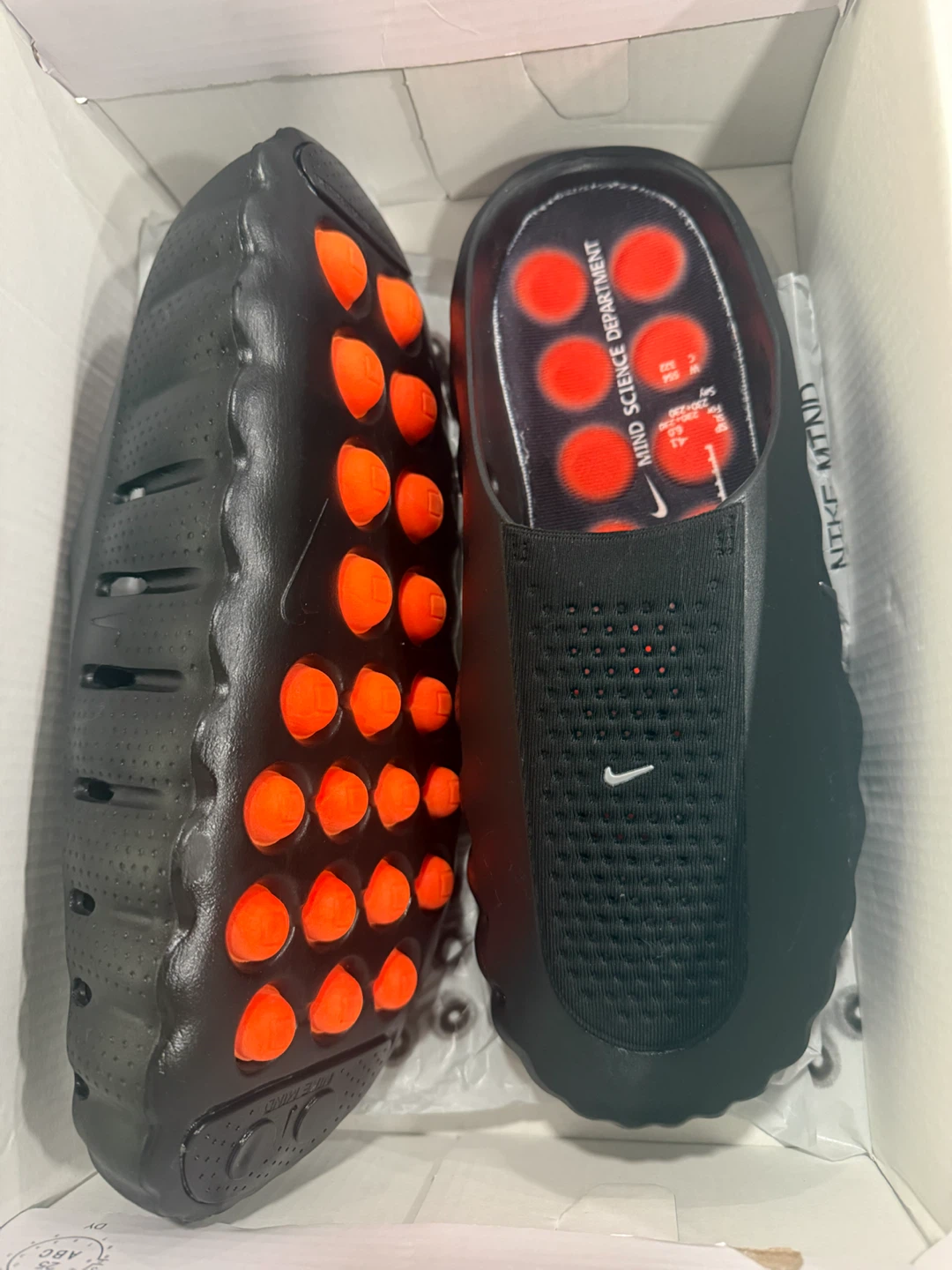 Nike Mind 001 Black Slides Size 9 - photo 4