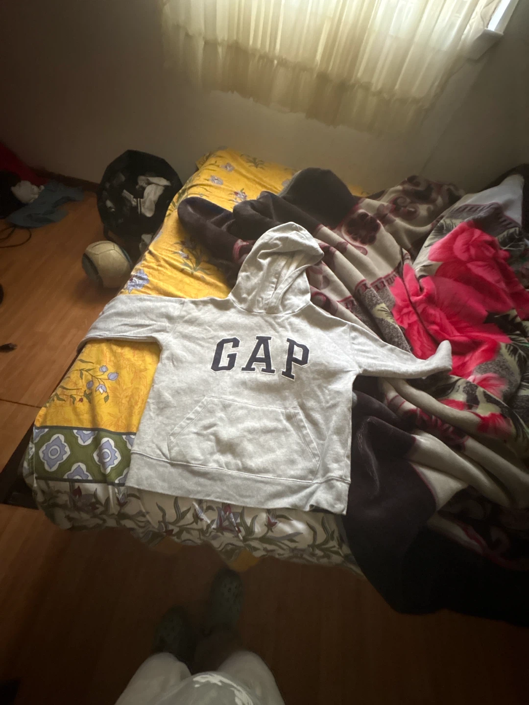 Gap Grey Logo Hoodie - photo 2