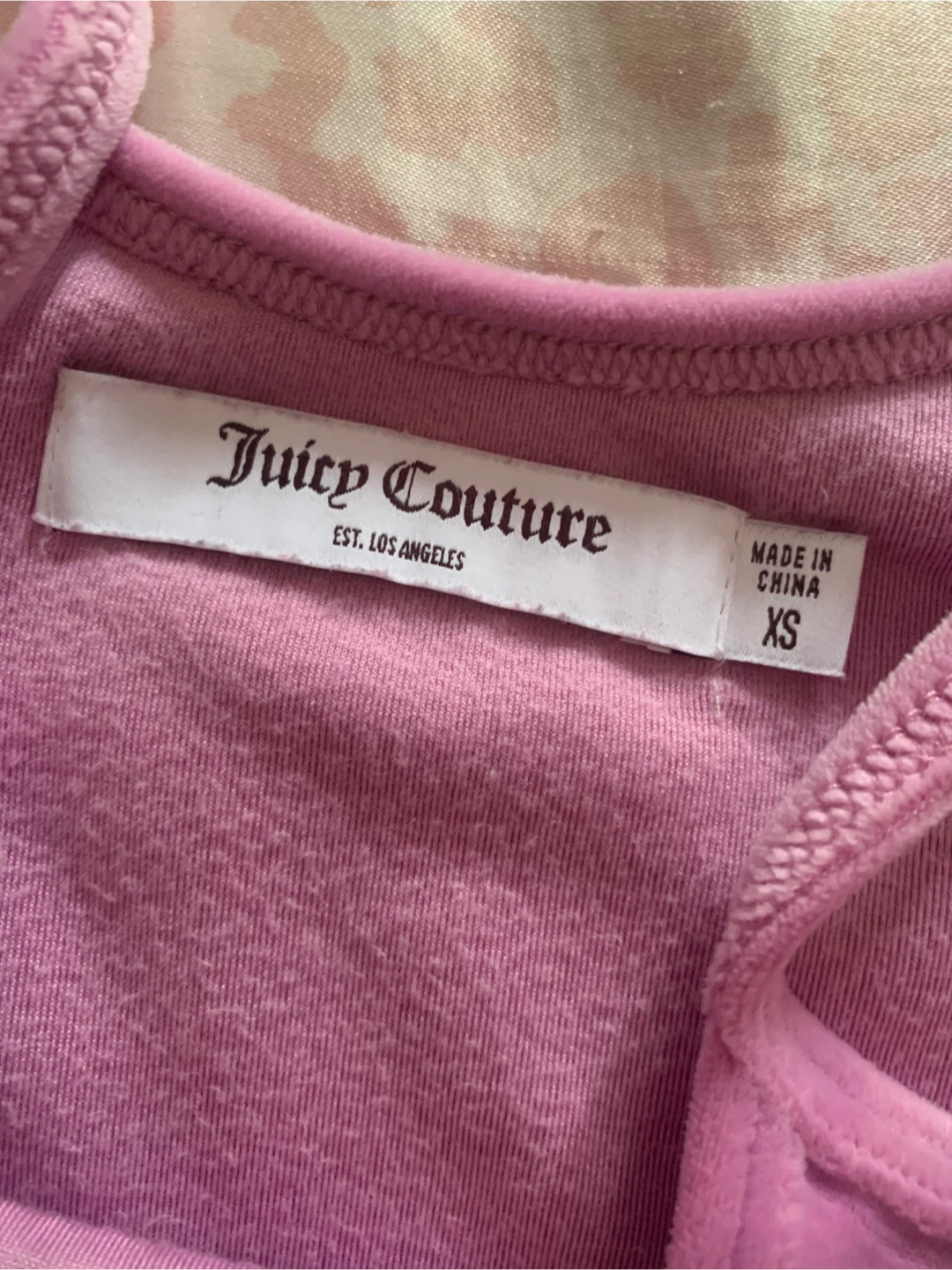 Juicy Couture Pink Velour Tank Top - photo 2