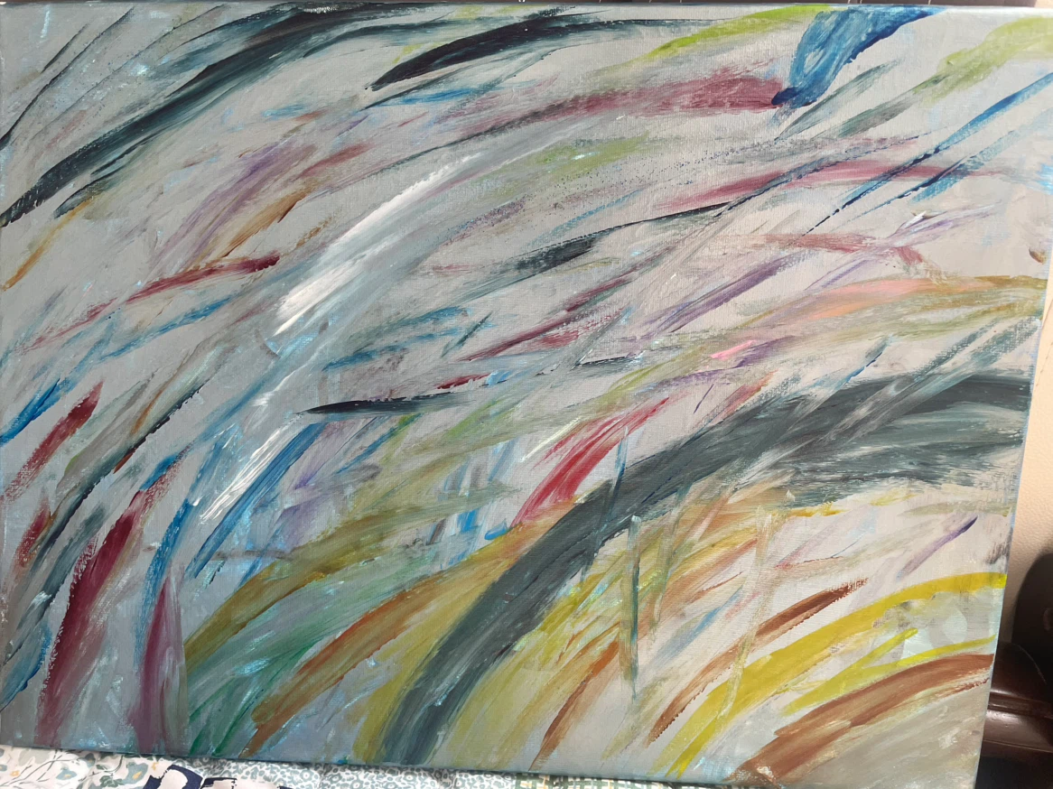 Original Abstract Painting – “The Journey of Life”