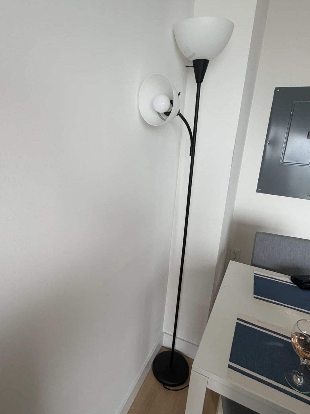 Black Mother-Daughter Floor Lamp