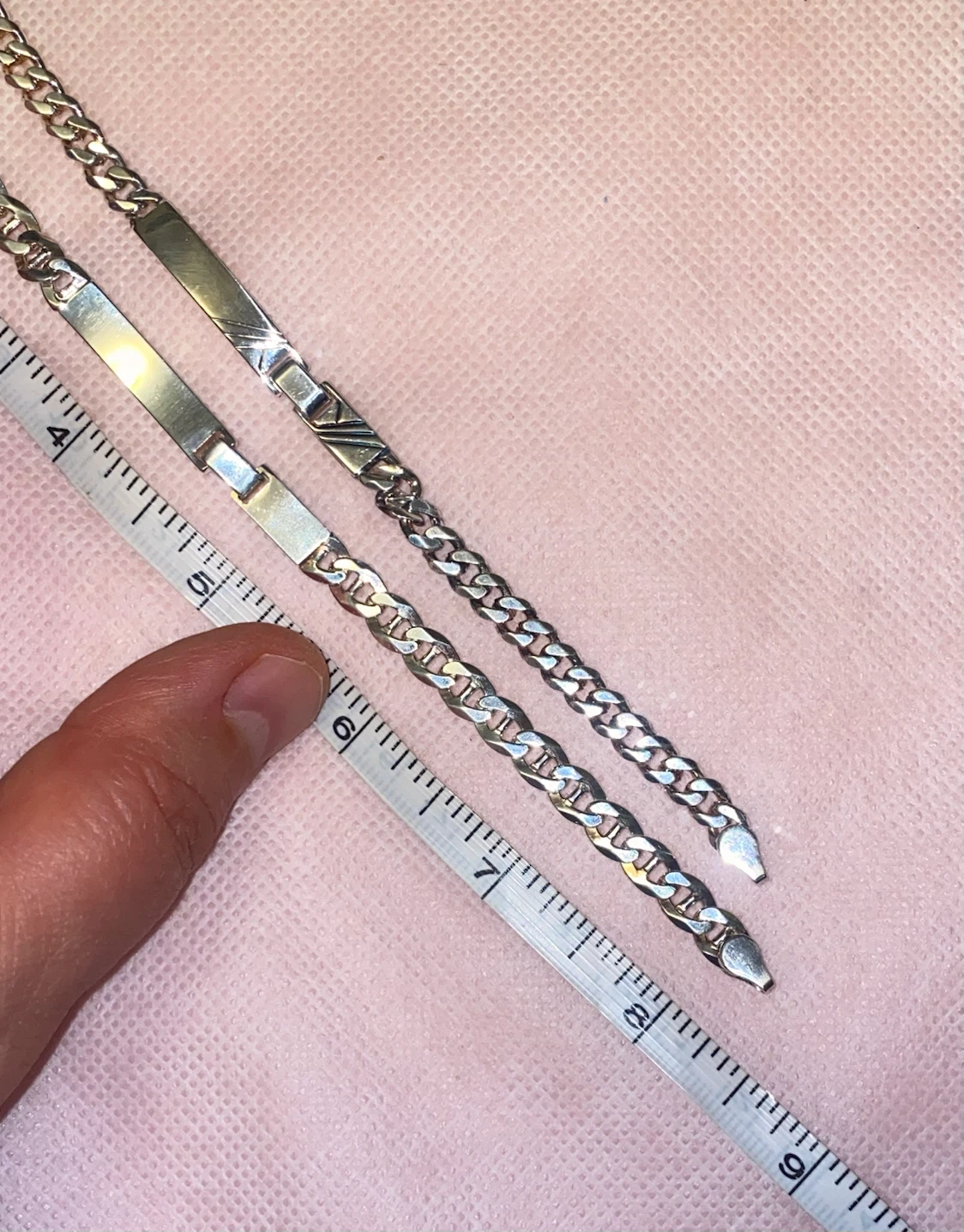 Sweet Couple Italian Sterling Silver Bracelets - photo 4