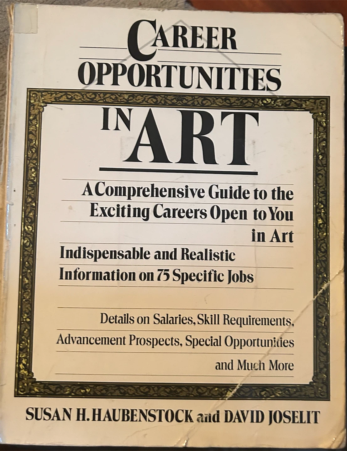 Career Opportunities in Art by Susan H. Haubenstock