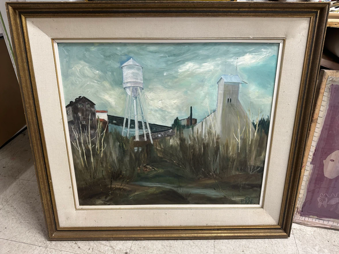 Old Painting on Board