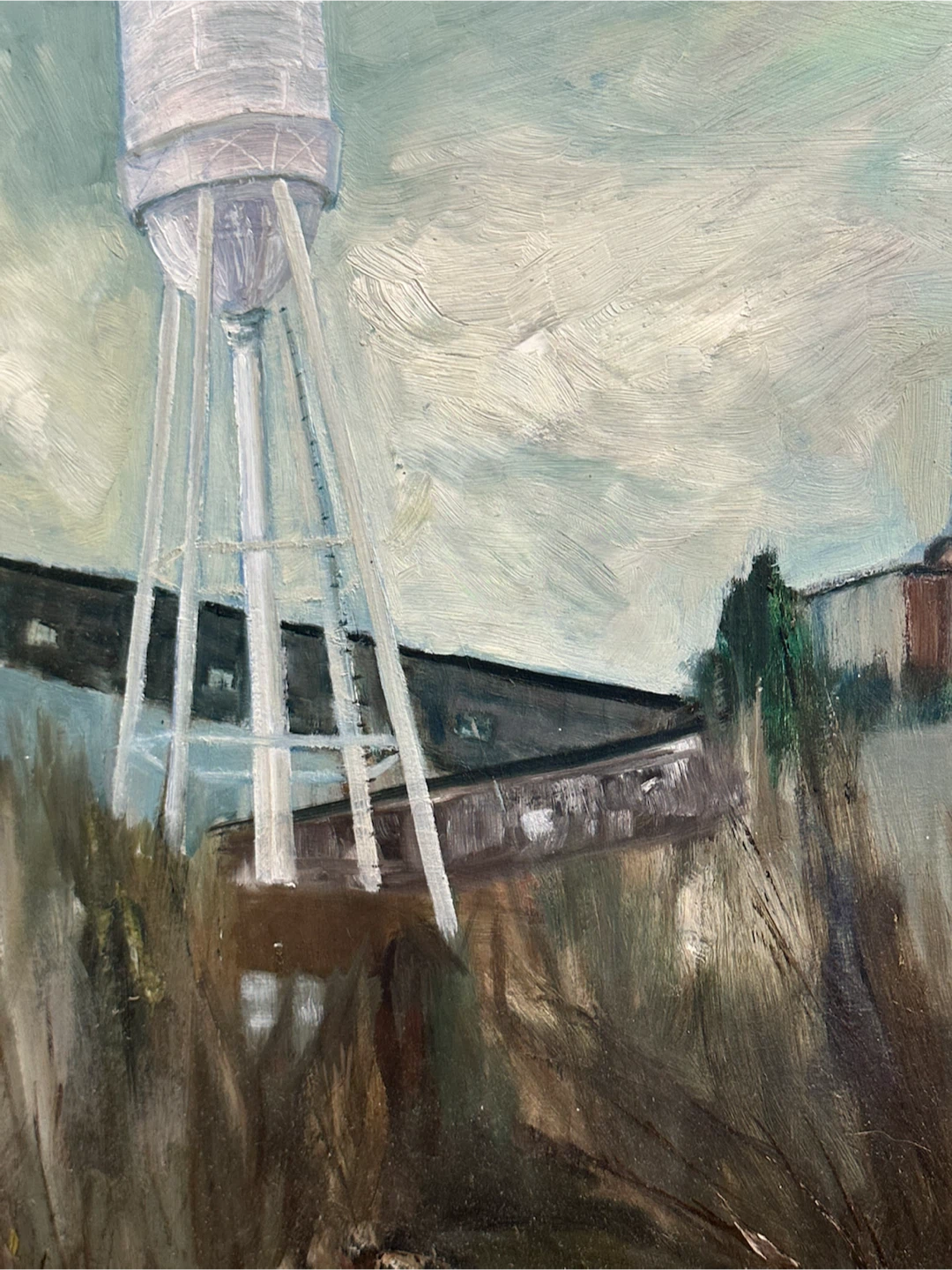 Old Painting on Board - photo 5
