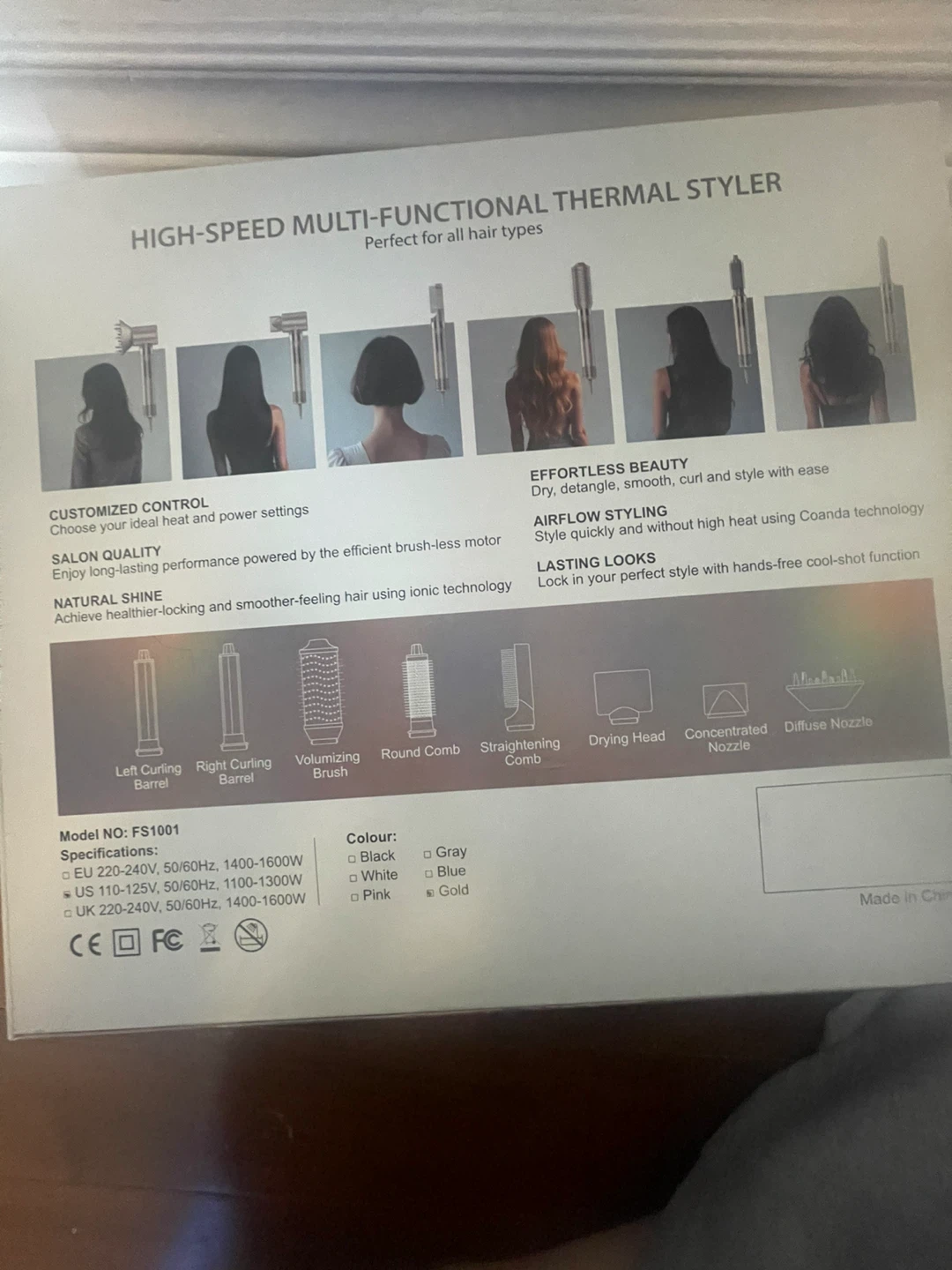 8-in-1 High-Speed Multi-Functional Thermal Styler - photo 3