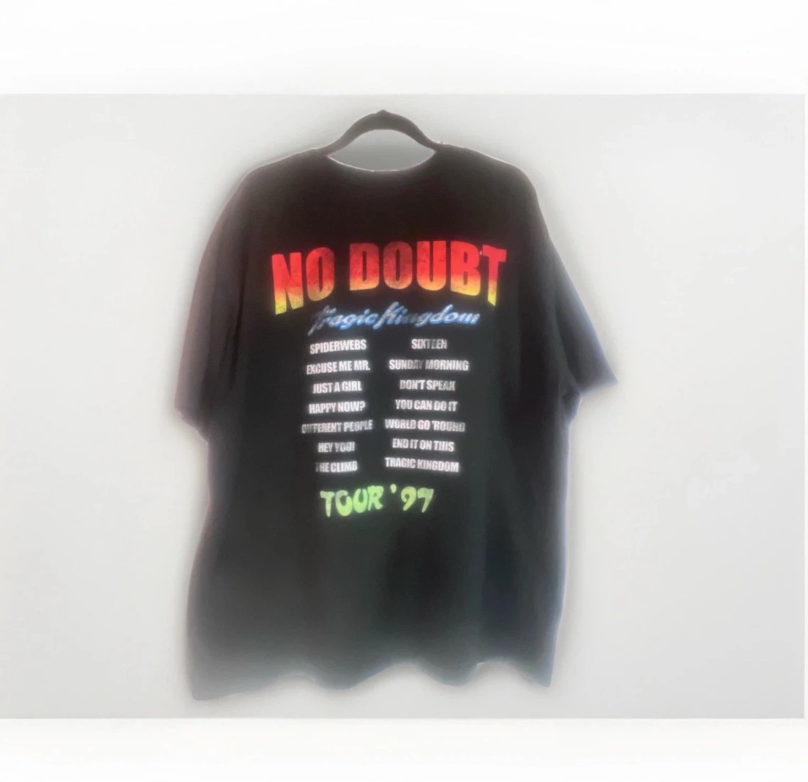 Vintage No Doubt Tragic Kingdom Tour 1997 Gray T-Shirt - photo 2