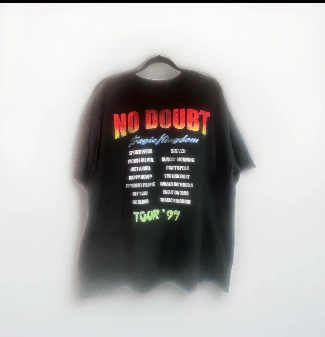 Vintage No Doubt Tragic Kingdom Tour 1997 Gray T-Shirt - photo 4