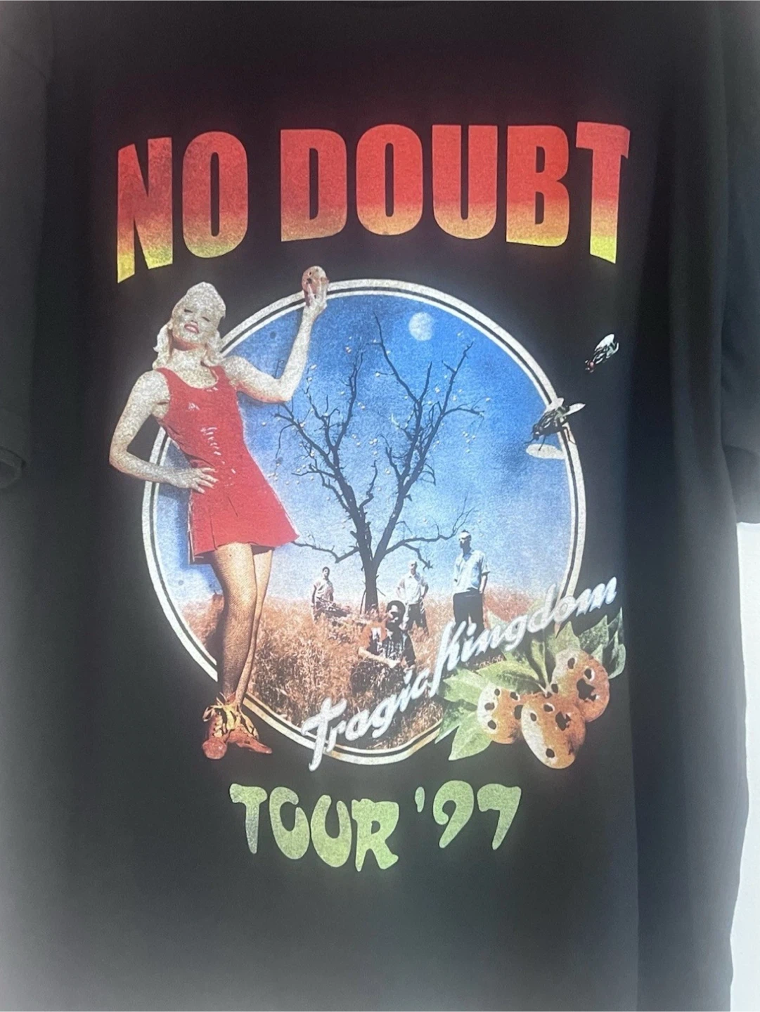 Vintage No Doubt Tragic Kingdom Tour 1997 Gray T-Shirt - photo 5