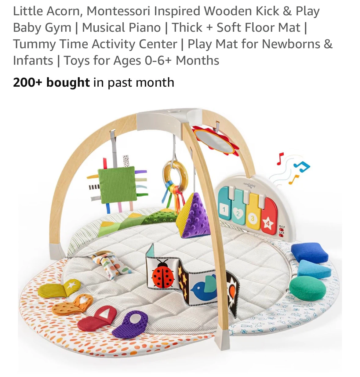 Brand new Montessori Inspired Baby Play Gym - photo 5