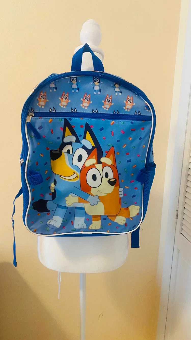 Bluey backpack 18x15x5