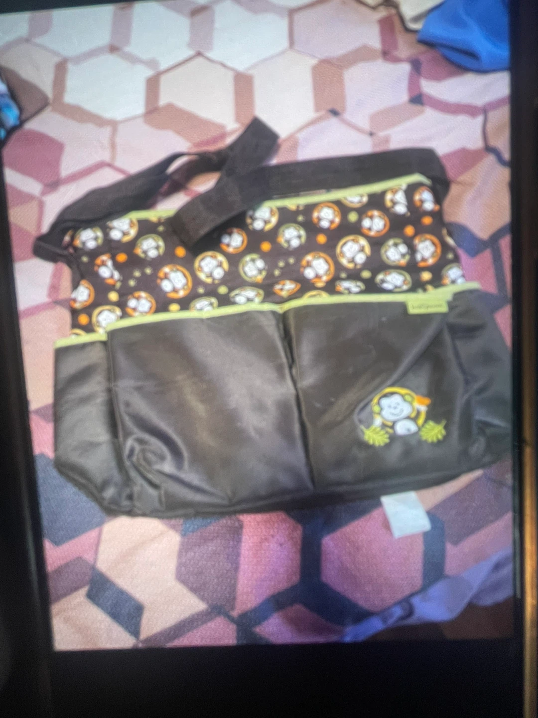 Jujube Monkey Diaper Bag