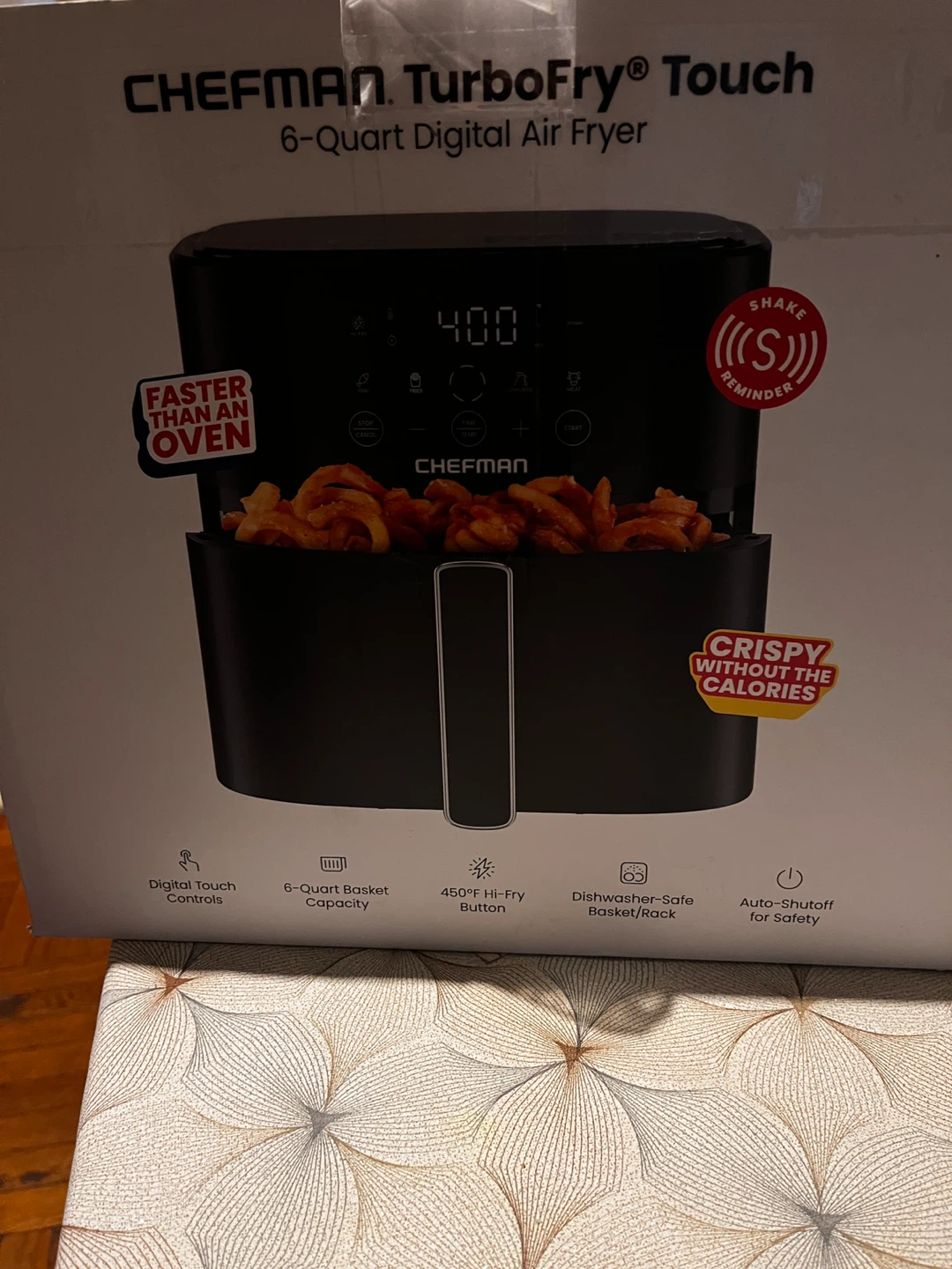 Chefman TurboFry Touch 6-Quart Digital Air Fryer