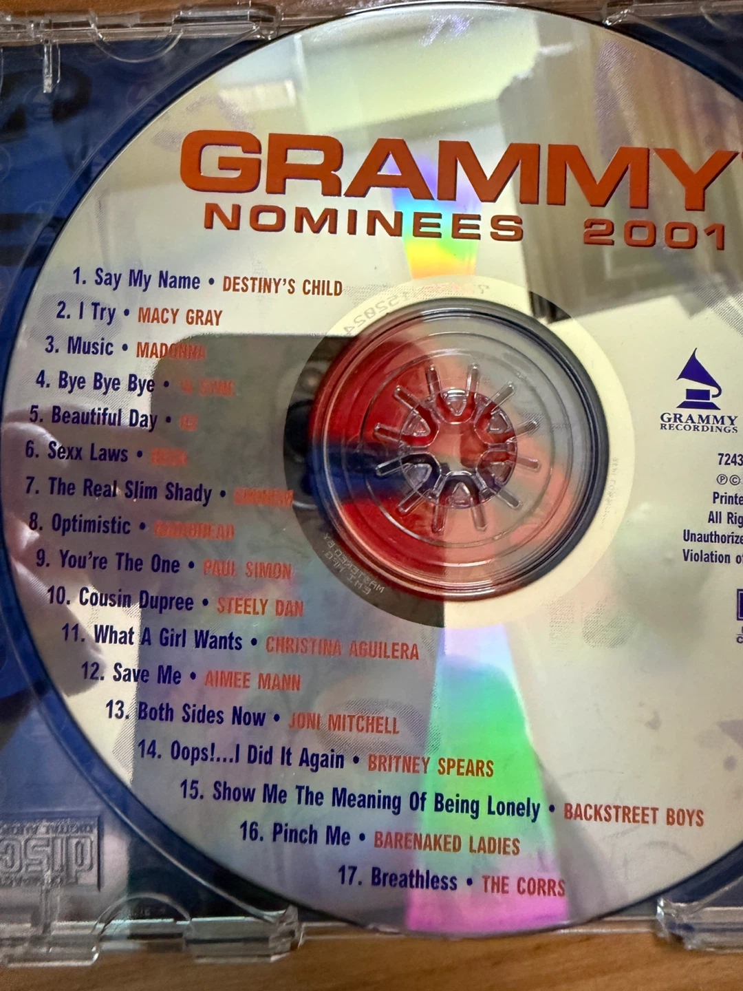 Grammy Nominees 2001 CD - photo 3
