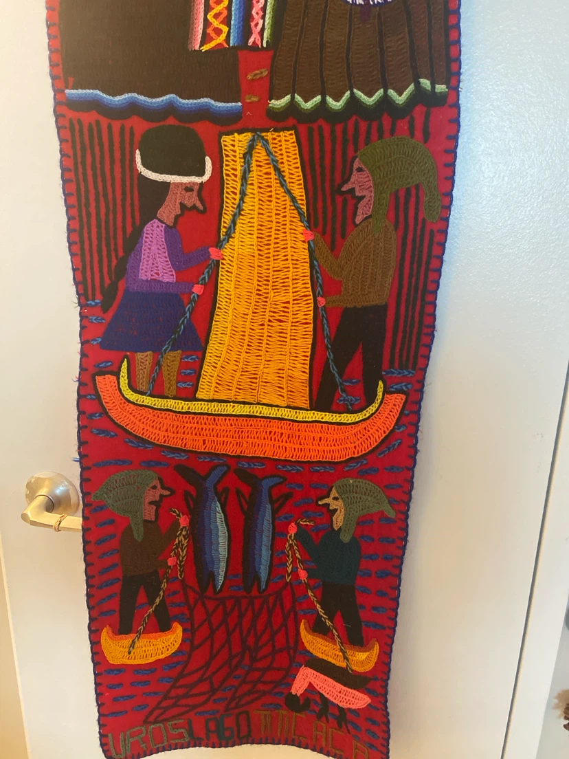 Peruvian Hand Embroidered Wall Hanging - photo 4