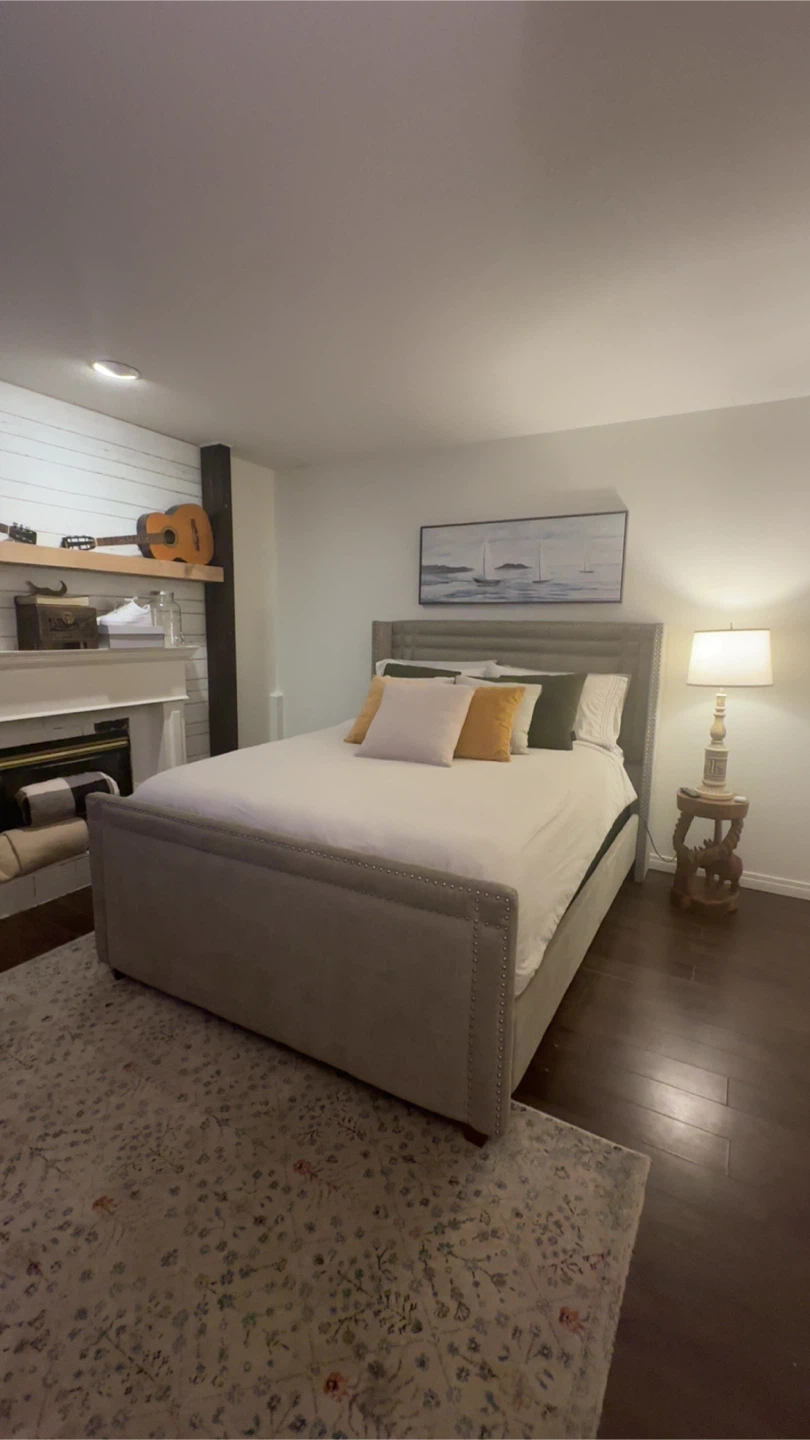 Upholstered Queen Bed Frame