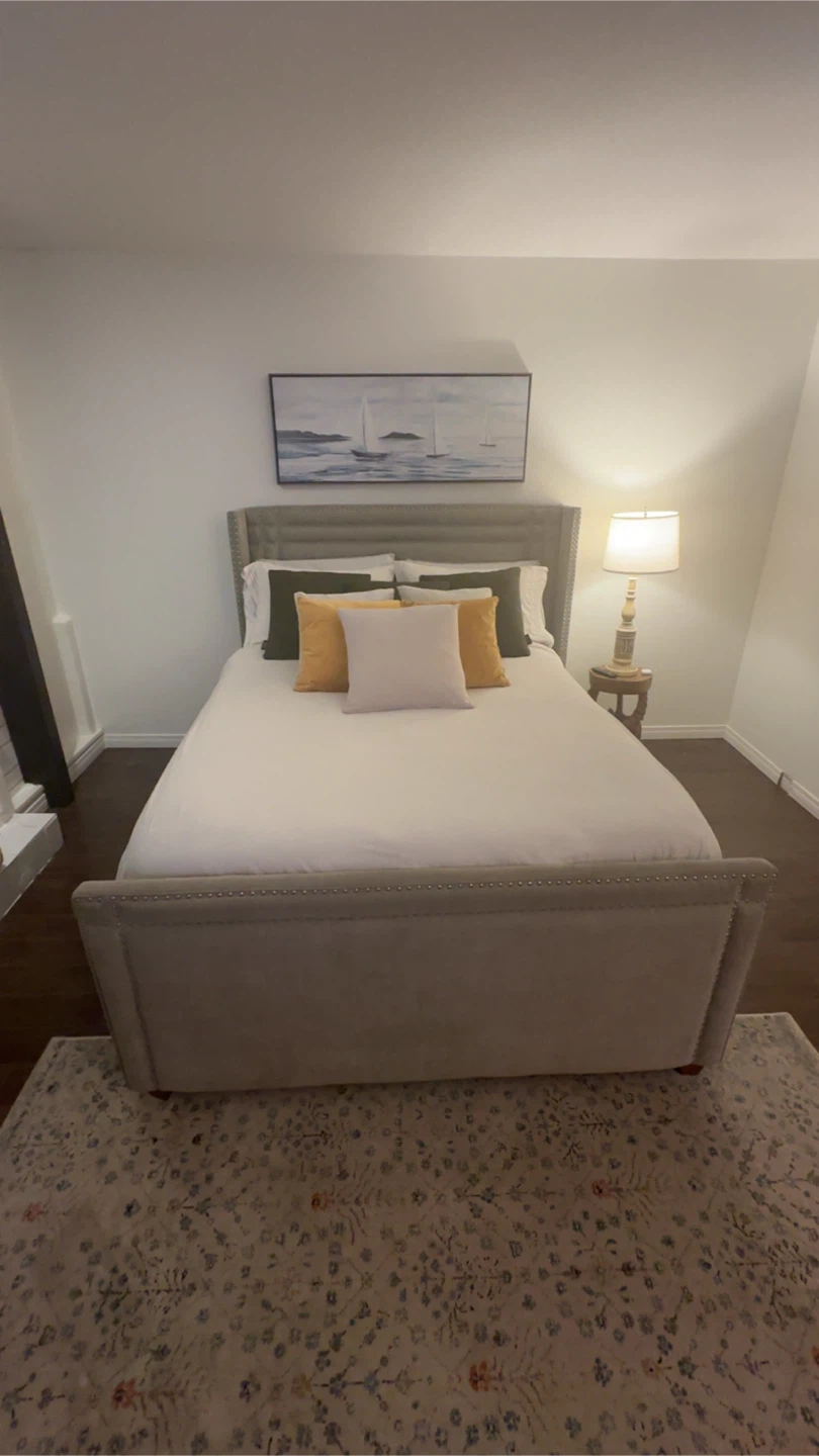 Upholstered Queen Bed Frame - photo 3
