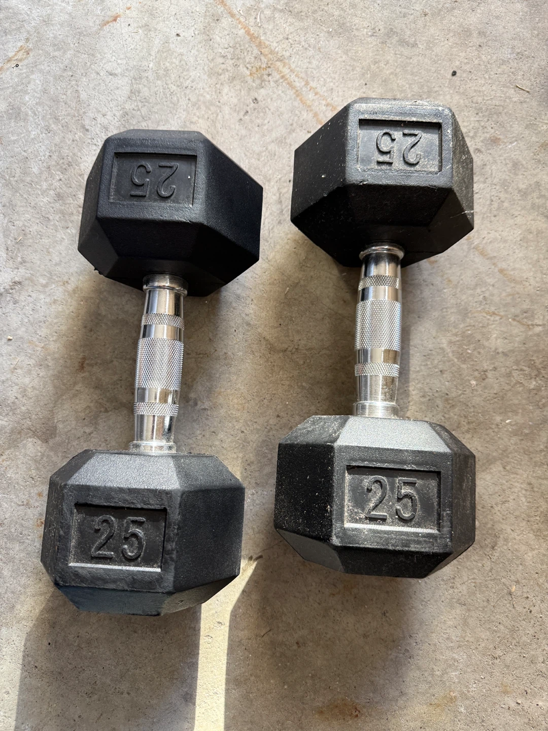 Hex Dumbbell Set 20lb and 25lb - photo 2