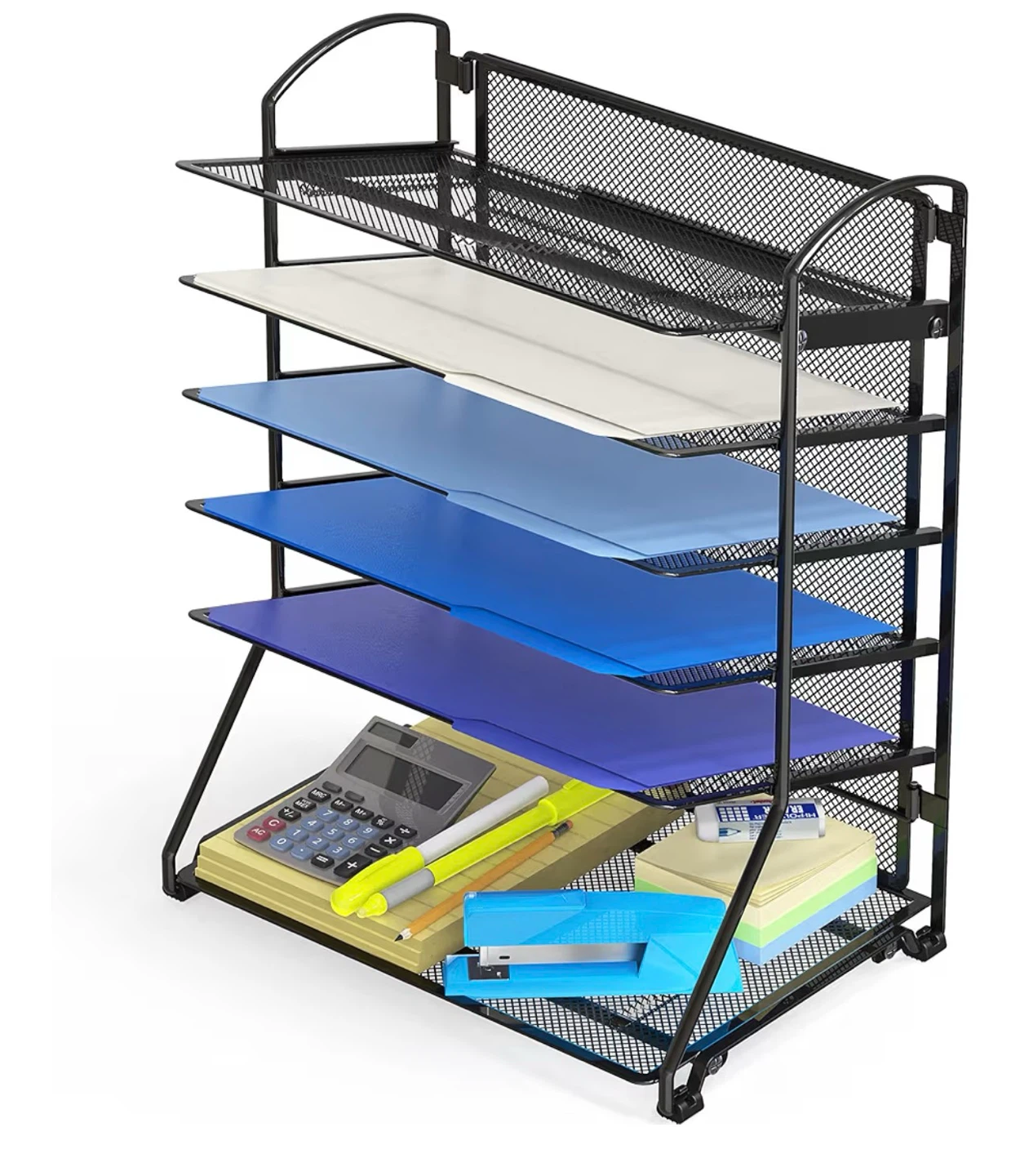 Simple Houseware 6-Tier Black Desk Organizer - photo 2