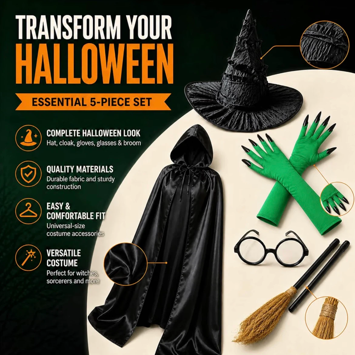 Brand New Witch Halloween Costume - photo 5