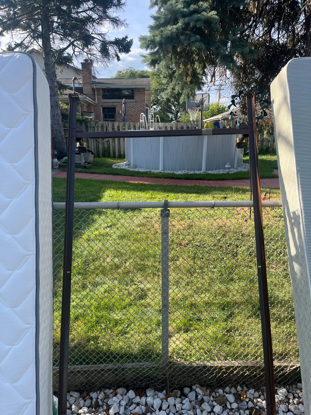 Twin Mattress with Box Spring and Metal Frame - photo 4