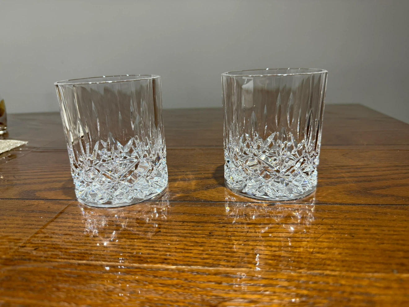 Crystal Whiskey Glasses - Set of 2