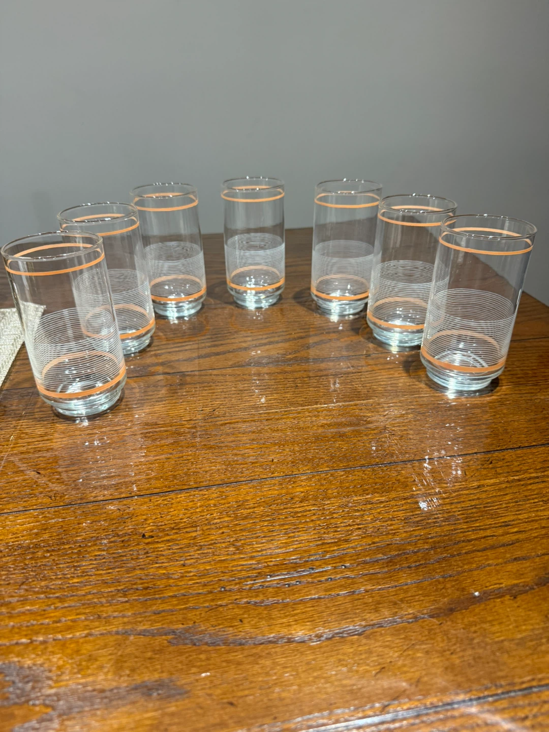 Set of 7 Drinking Glasses