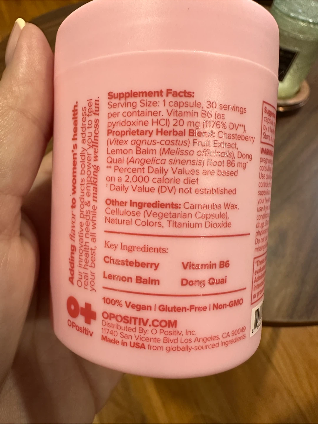 O Positiv FLO PMS Vitamin Capsules - photo 4