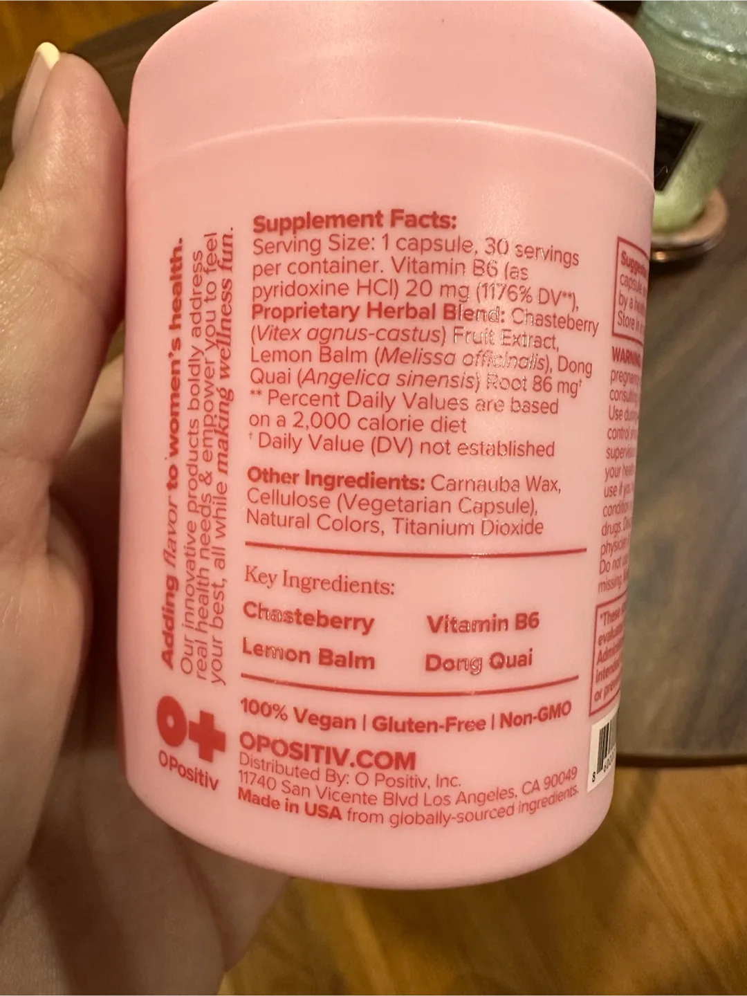O Positiv FLO PMS Vitamin Capsules - photo 4