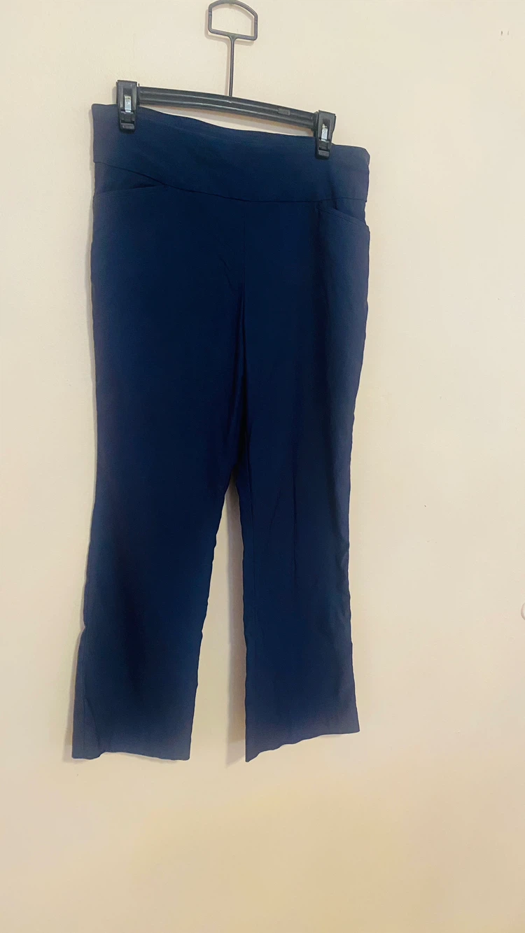Counterparts size m navy blue pull on pants - photo 3