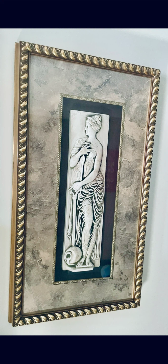 Classical Goddess Relief Wall Art Set
