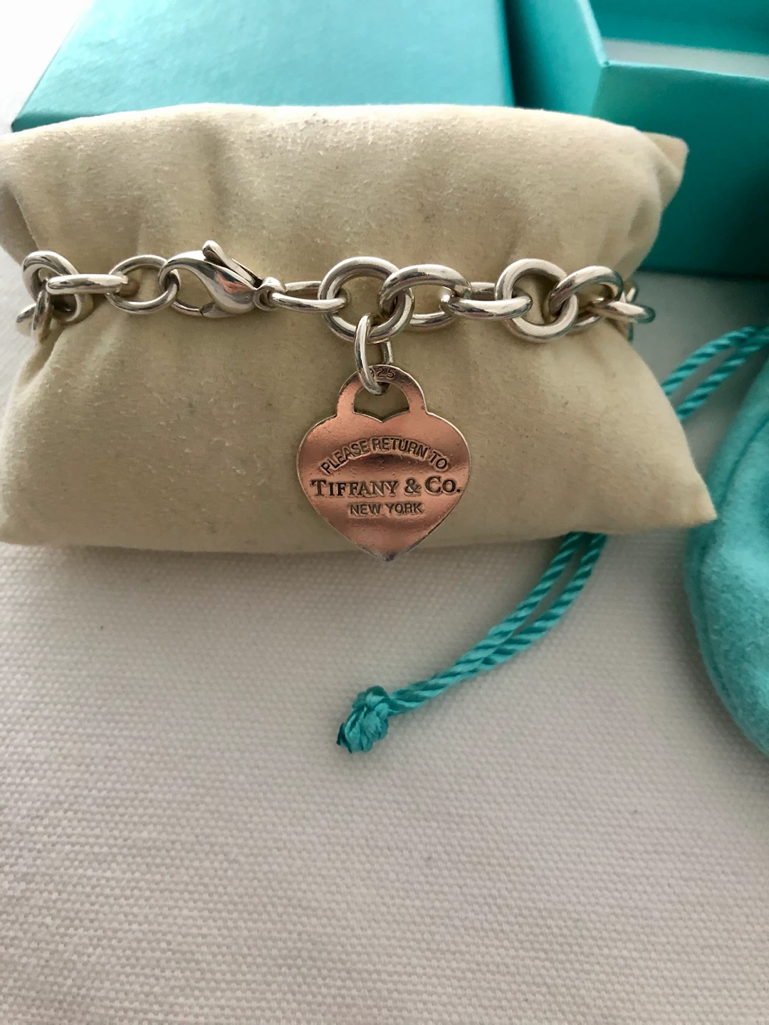 Tiffany & Co. Heart Charm Bracelet