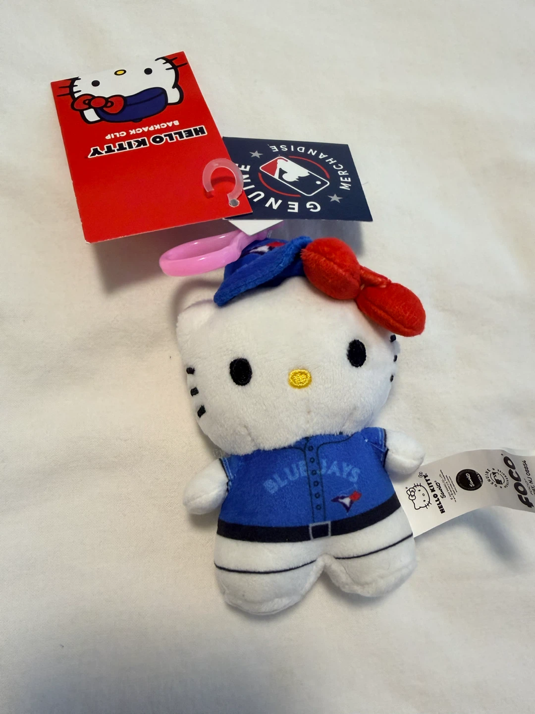 Hello Kitty x Blue Jays Backpack Clip - BNIB
