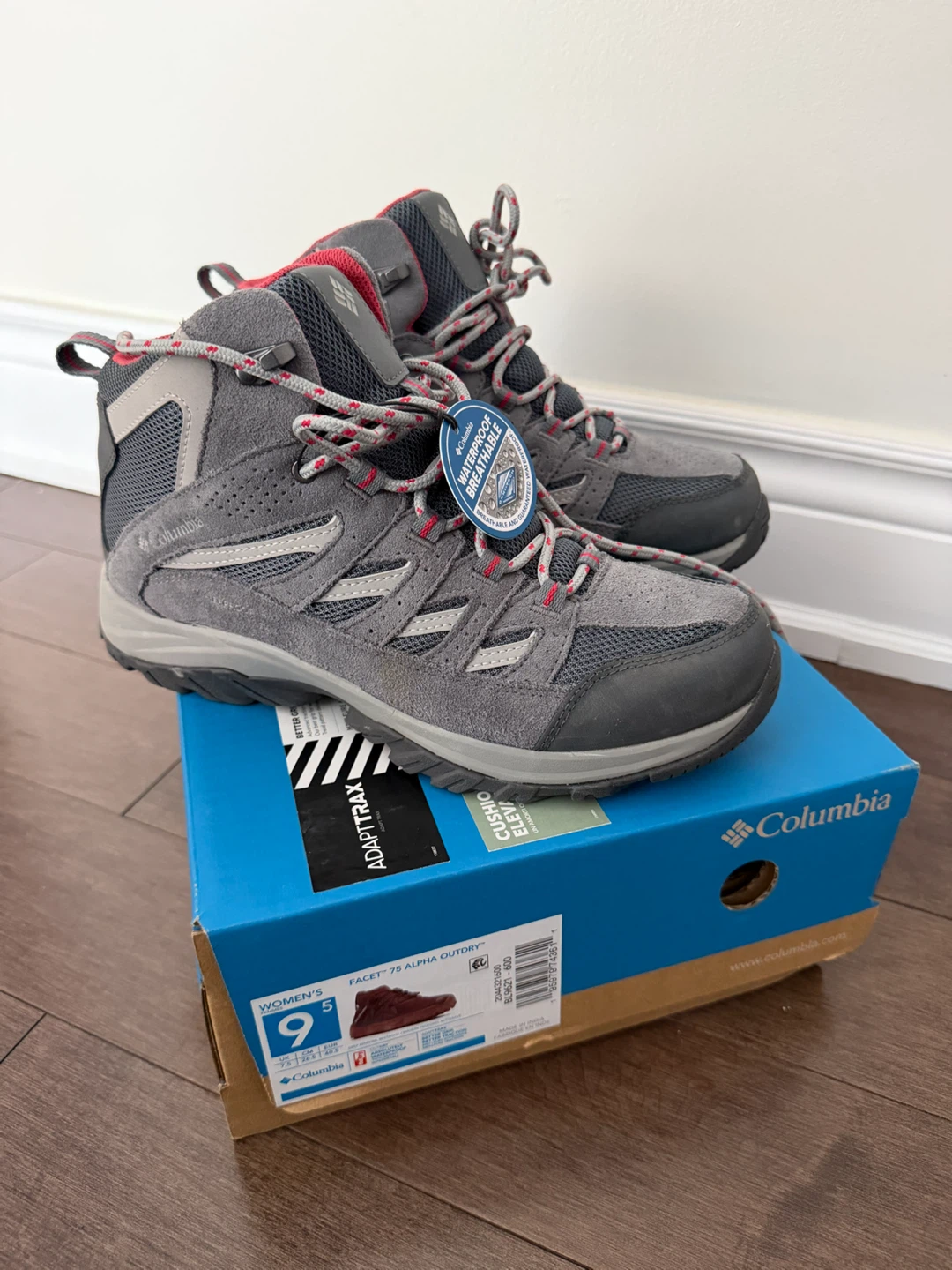 Columbia Facet 75 Alpha Outdry Hiking Boots Women's Size 9
