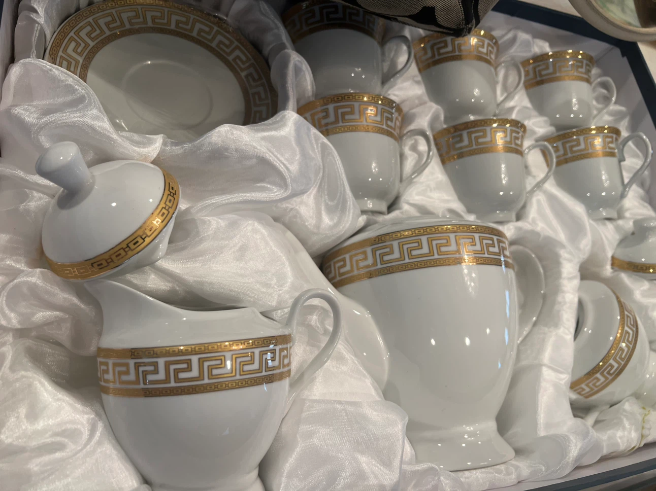 Collectible Greek Key Tea Set - photo 5