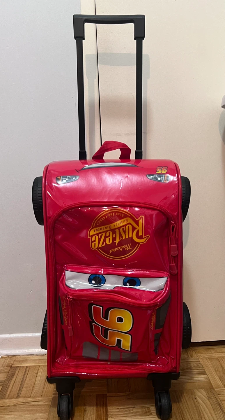 Lightning McQueen Rolling Carry-on Suitcase - photo 2