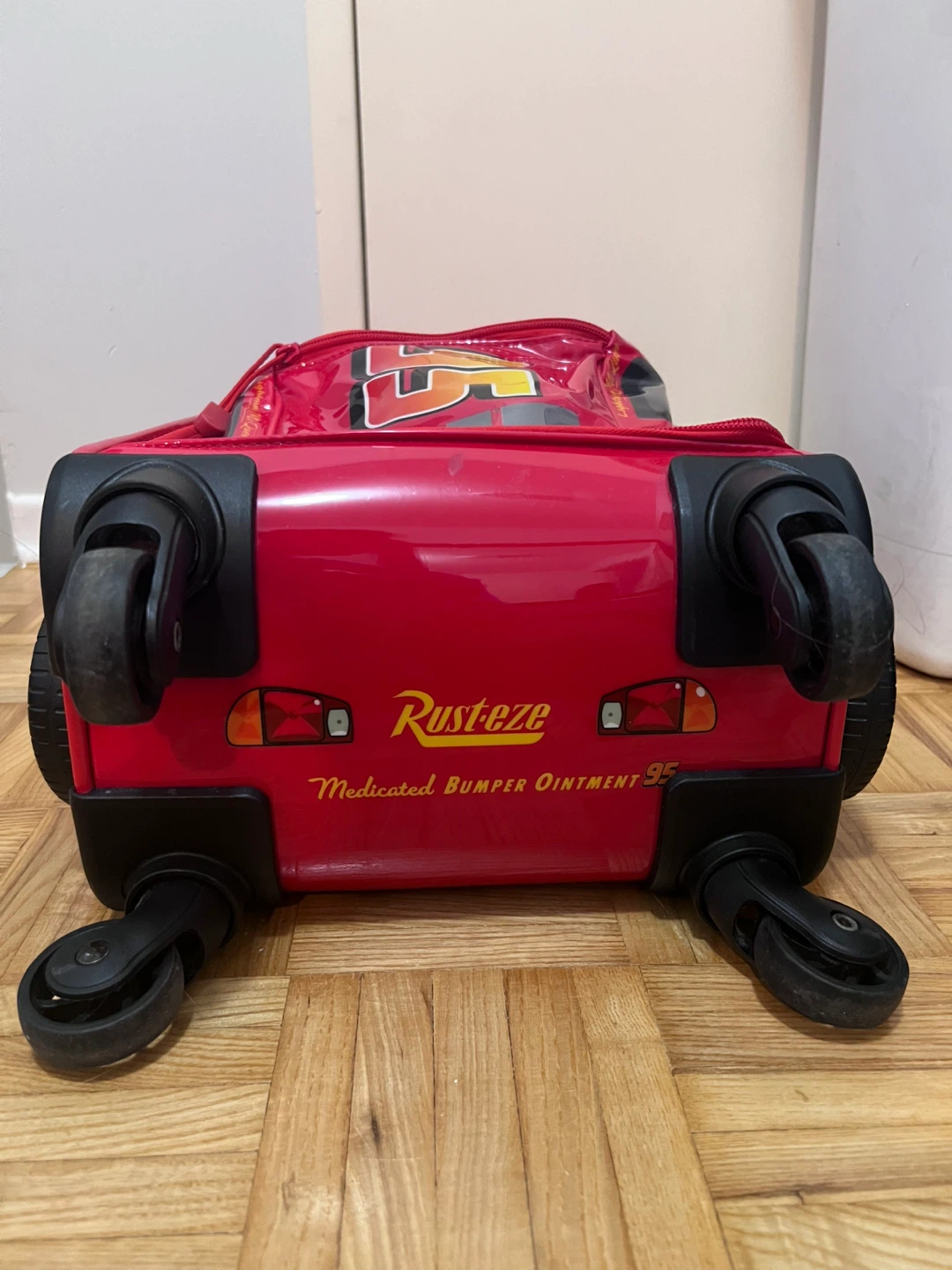 Lightning McQueen Rolling Carry-on Suitcase - photo 4