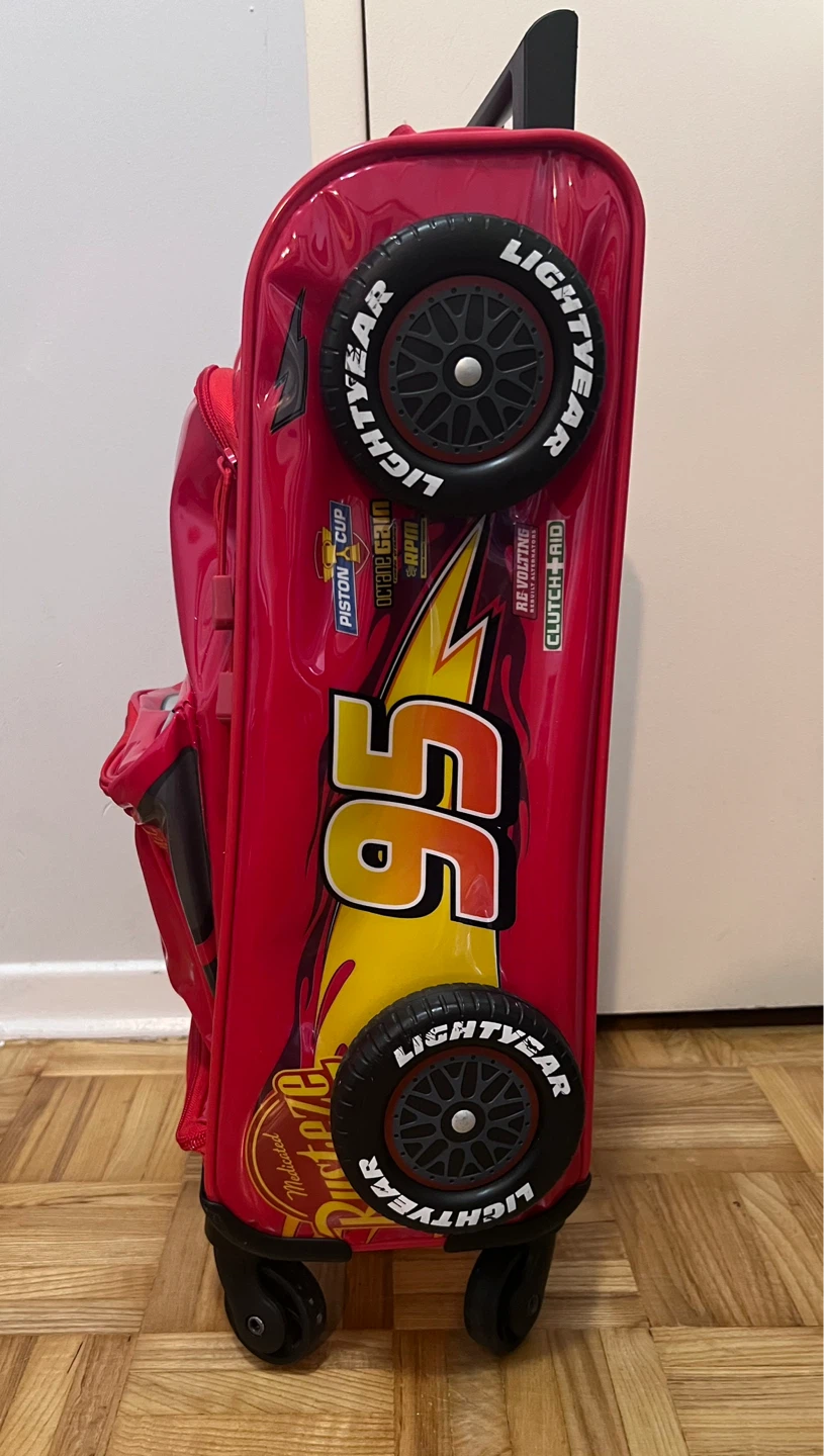Lightning McQueen Rolling Carry-on Suitcase - photo 5