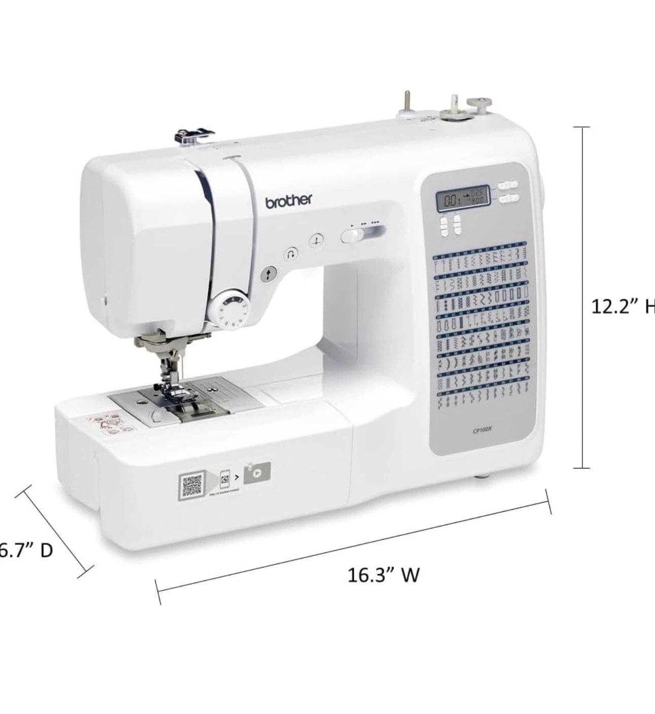 Brother CP100X Computerized Sewing and Quilting Machine - photo 3