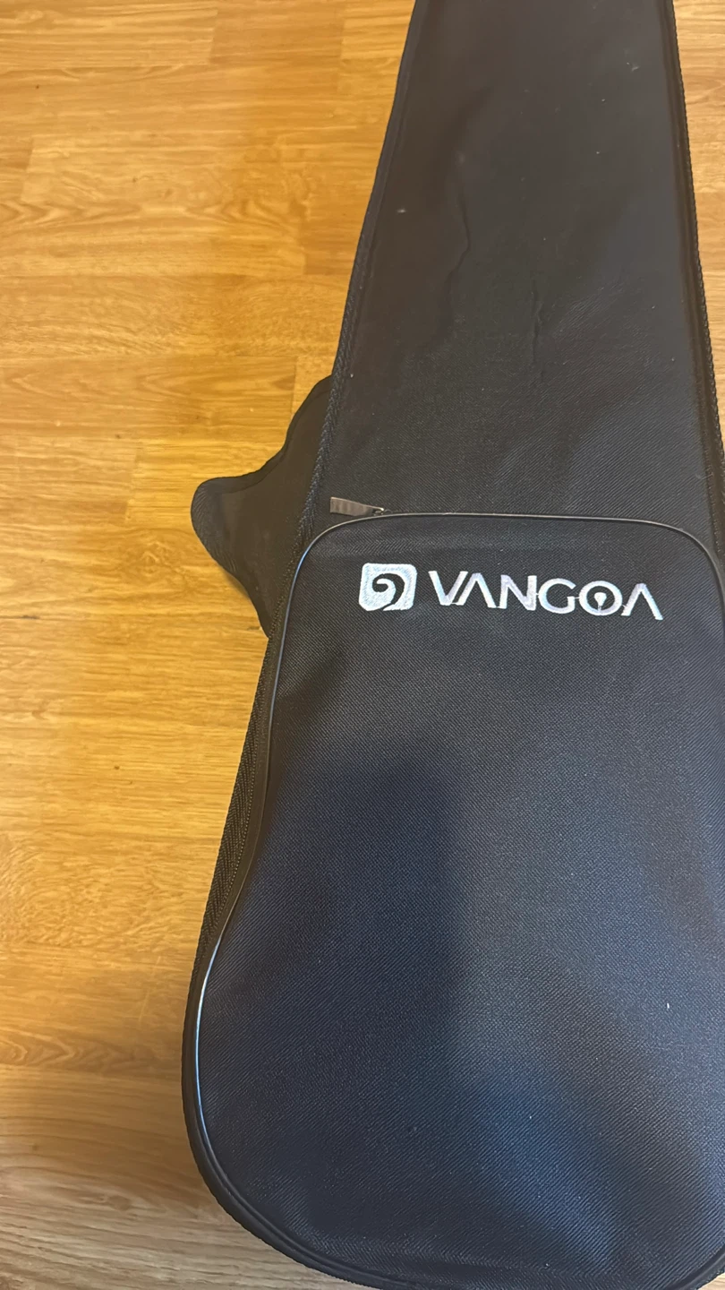 Vangoa White Violin and Black Acoustic Guitar Bundle - photo 2