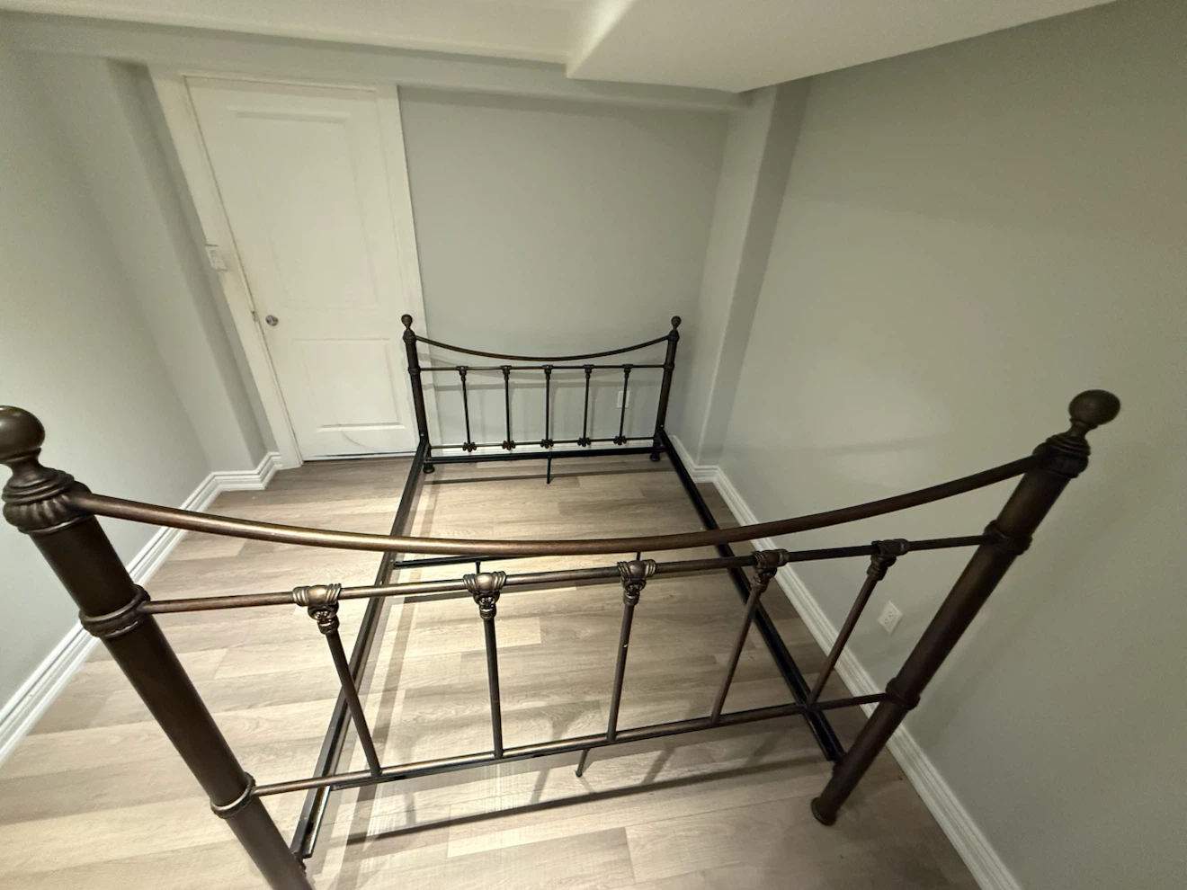 Vintage Style Bronze Metal queen Bed Frame from Bombay Company