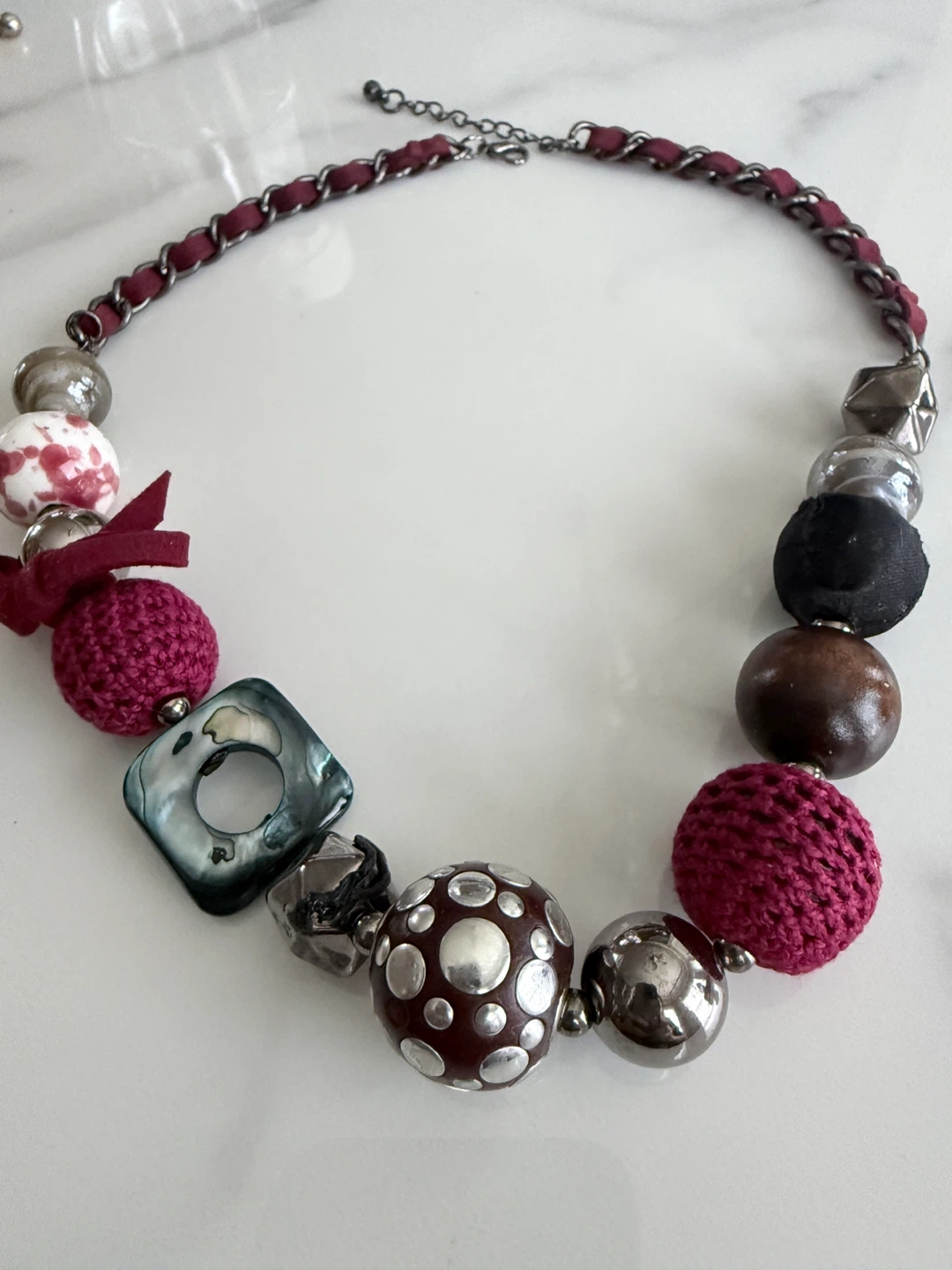 Multicoloured Statement Necklace