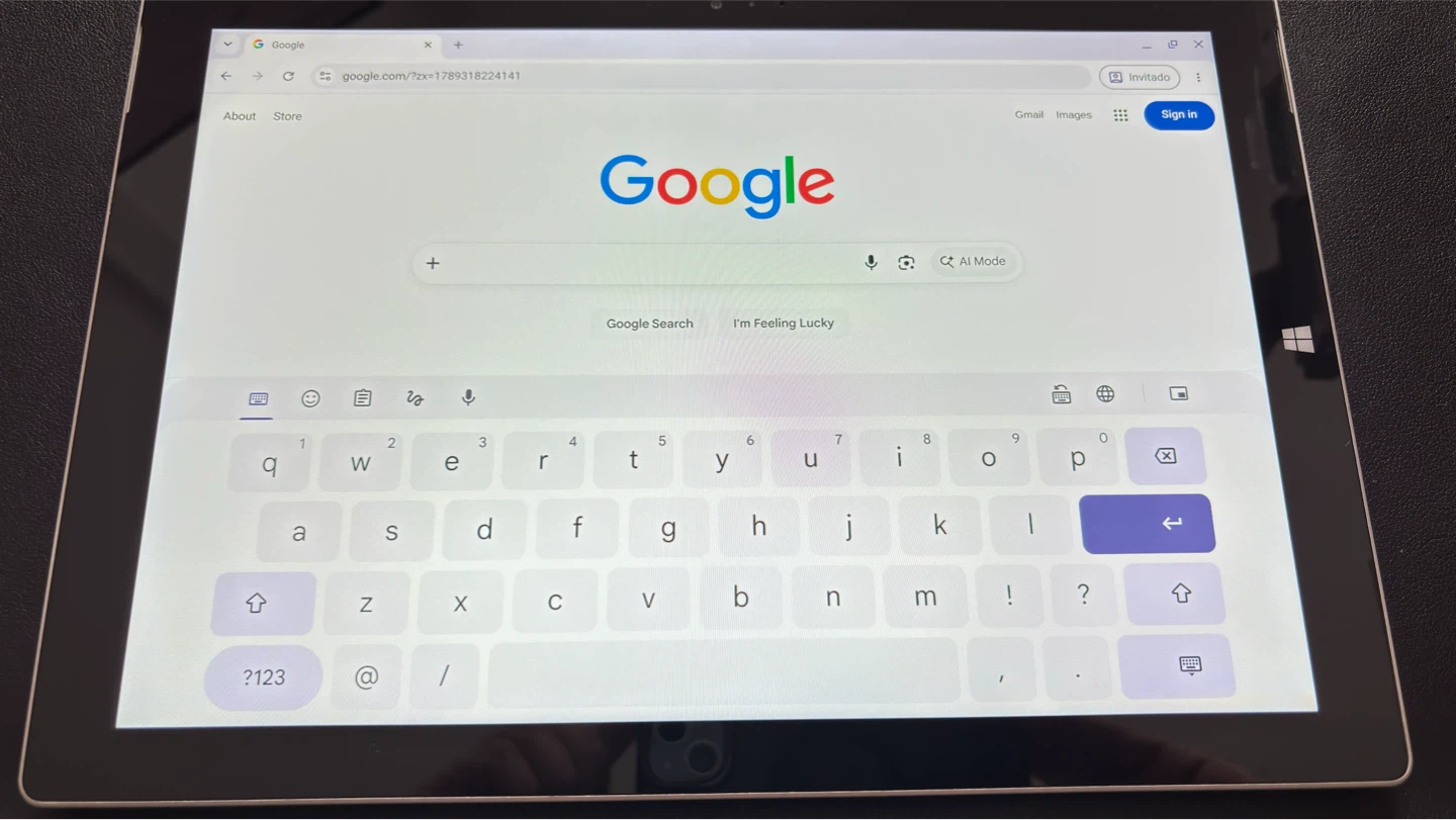 Surface Pro 3 ChromeOS Flex + Brydge Keyboard - photo 3