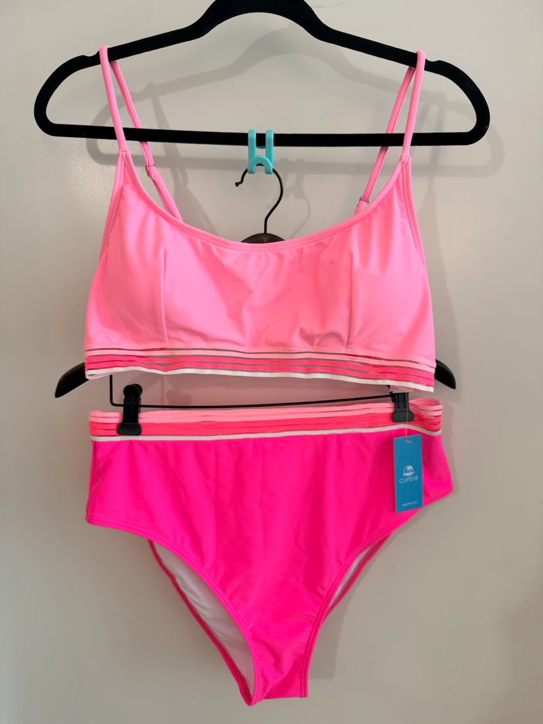NWT Cupshe Two-Piece High-Waisted Bikini