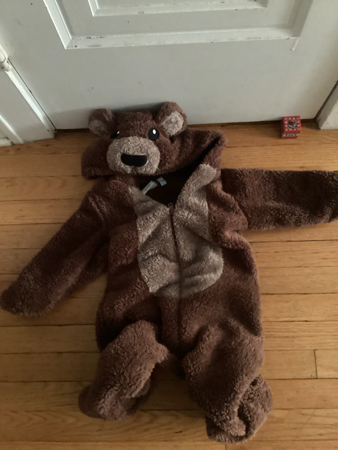 5T Brown Bear Plush One-Piece Costume
