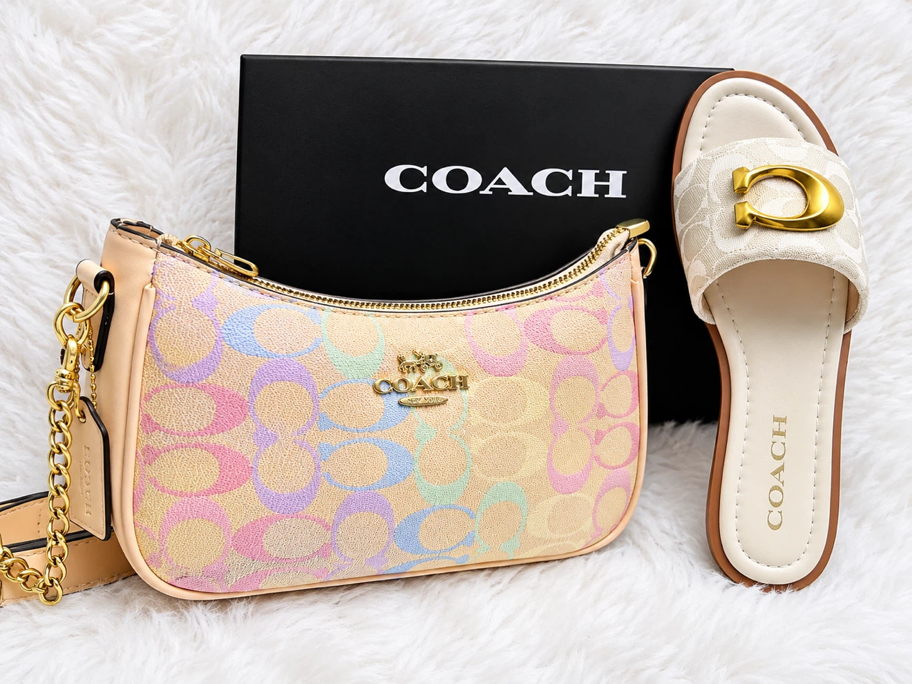 Coach Mini Handbag with Studded Detail - photo 2
