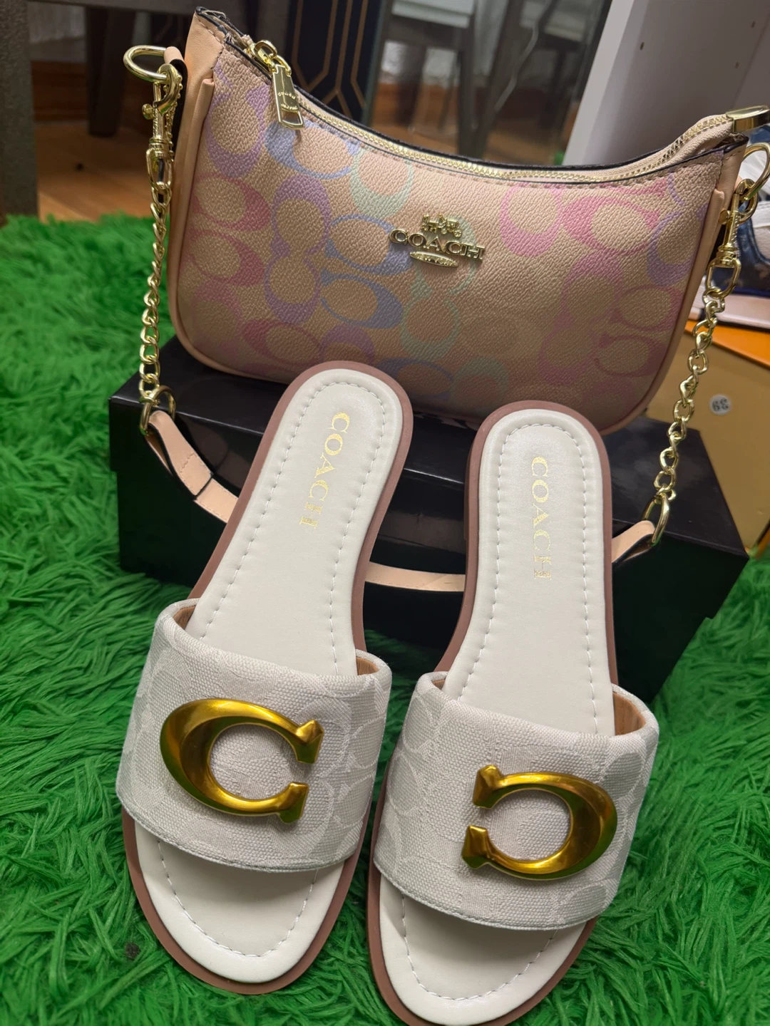Coach Mini Handbag with Studded Detail - photo 4