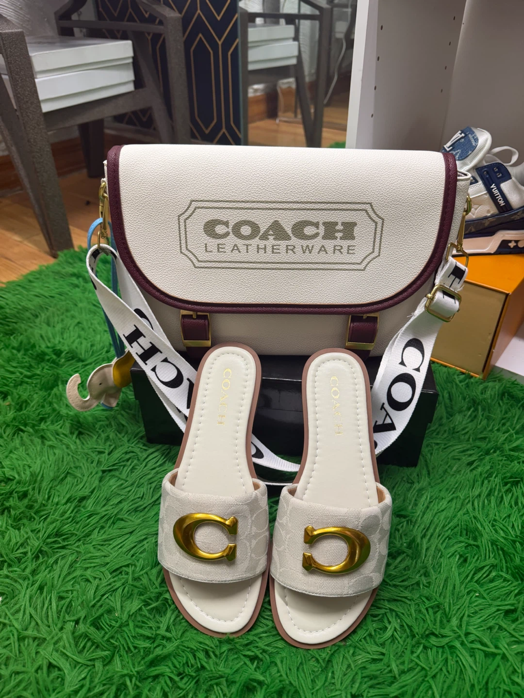 Coach Mini Handbag with Studded Detail - photo 5